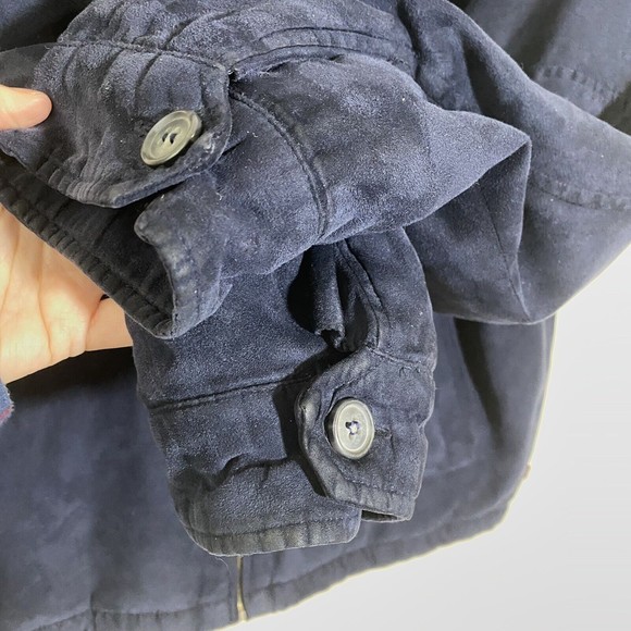 Levi's Mens Jacket Size Large Made in Korea Bomber Blue Vintage - Picture 4 of 11